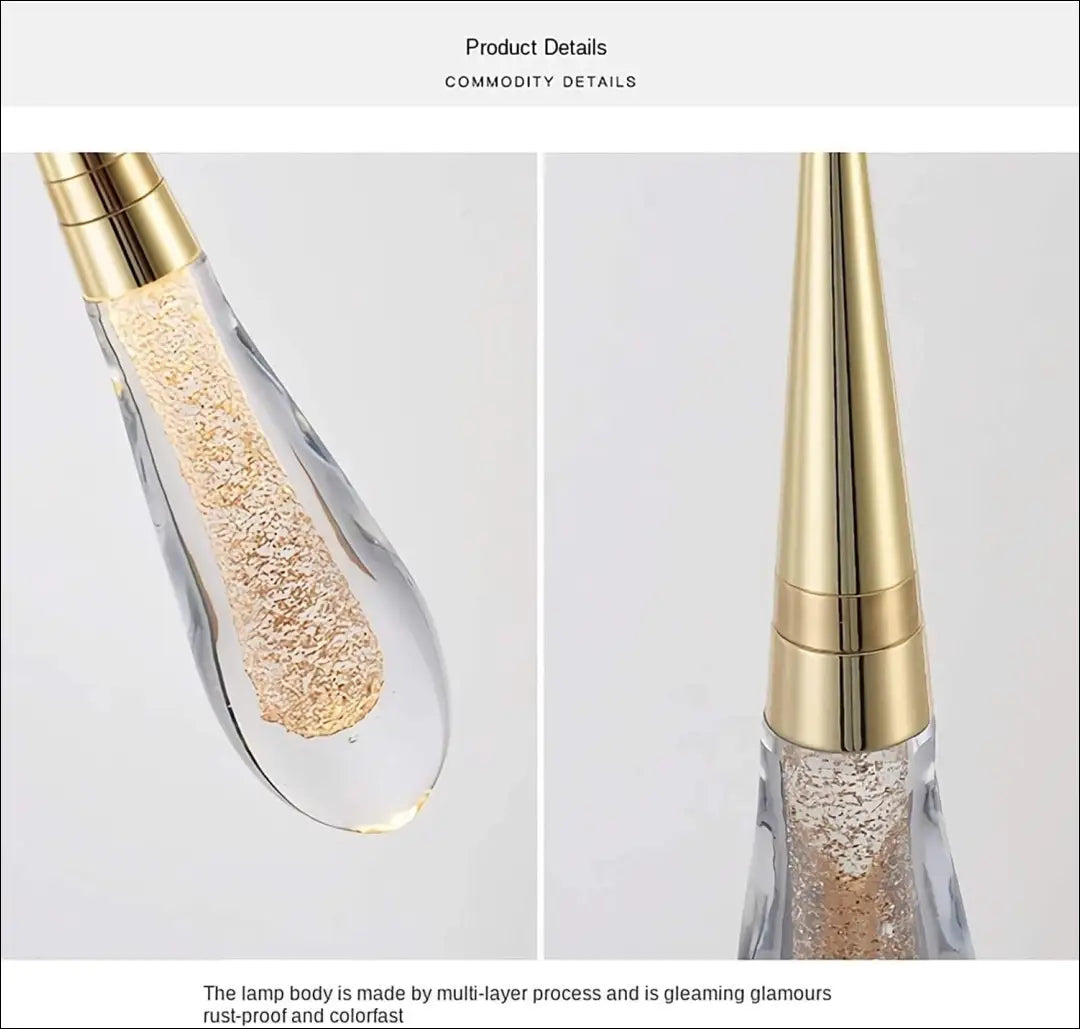 Pakabinamas LED šviestuvas DI10847 - €25 Save 50% 25-50, __label:Pristatymas 1-2 d.d., color-auksine, interjeras,