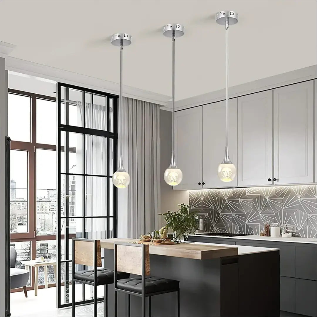 Pakabinamas LED šviestuvas DI11187 - €49 Save 50% 25-50, __label:Pristatymas 1-2 d.d., color-sidabrine, interjeras,