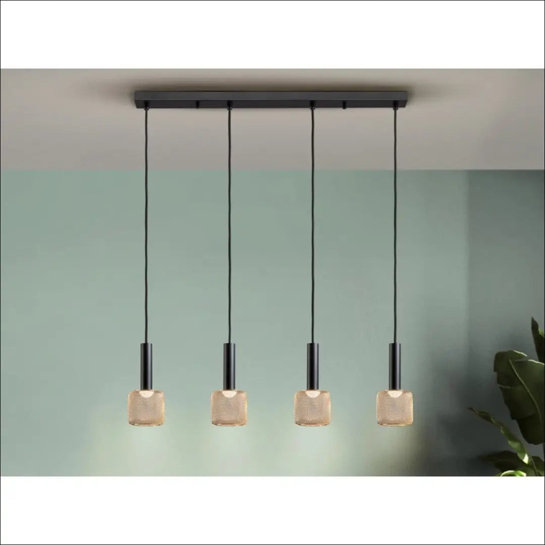 Pakabinamas LED šviestuvas DI1138 - €120 Save 50% 100-200, __label:Pristatymas 1-2 d.d., color-auksine, color-juoda,