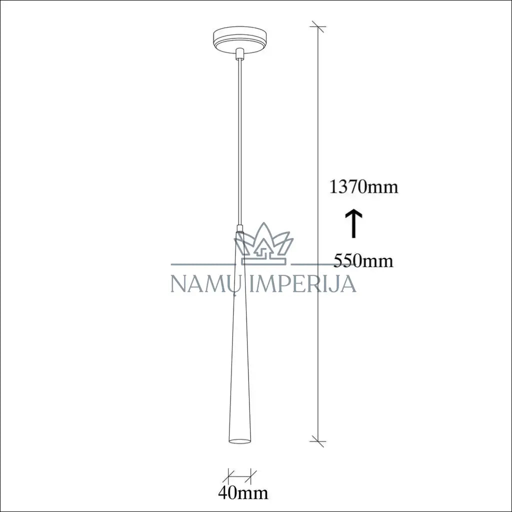 Pakabinamas LED šviestuvas DI3662 - €54 Save 50% 50-100, __label:Pristatymas 1-2 d.d., color-juoda, interjeras,