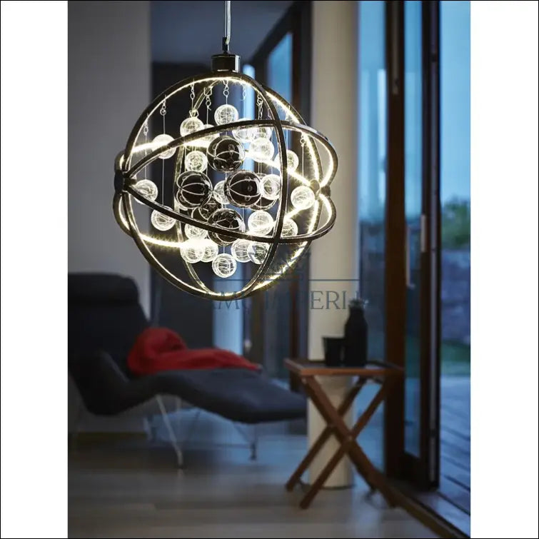 Pakabinamas LED šviestuvas DI7862 - €160 Save 50% 100-200, __label:Pristatymas 1-2 d.d., color-juoda, interjeras,