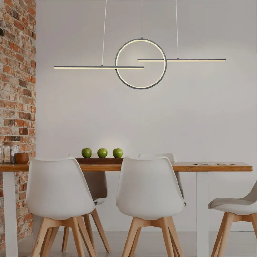 Pakabinamas LED šviestuvas DI9682 - €148 Save 55% 100-200, __label:Pristatymas 1-2 d.d., color-pilka, interjeras,