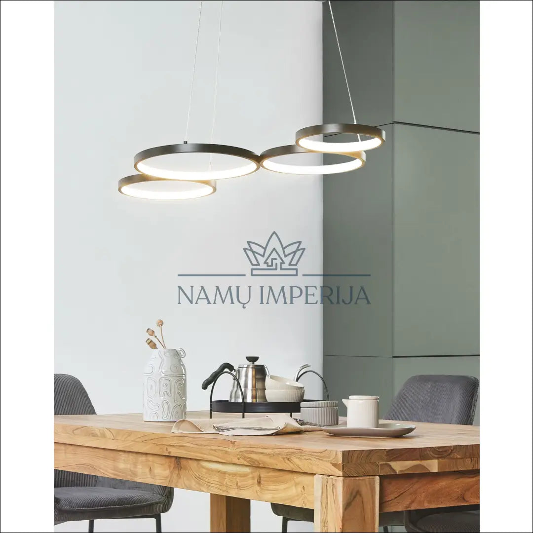 Pakabinamas LED šviestuvas DI9697 - €75 Save 50% 50-100, __label:Pristatymas 1-2 d.d., color-juoda, interjeras,