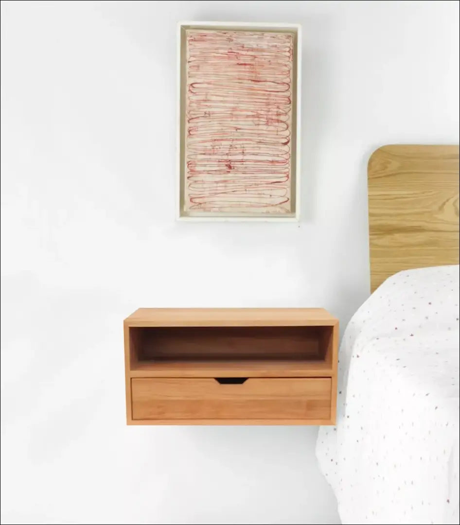 Pakabinamas naktinis staliukas GI484 - €138 Save 50% 100-200, __label:Pristatymas 1-2 d.d., color-ruda,