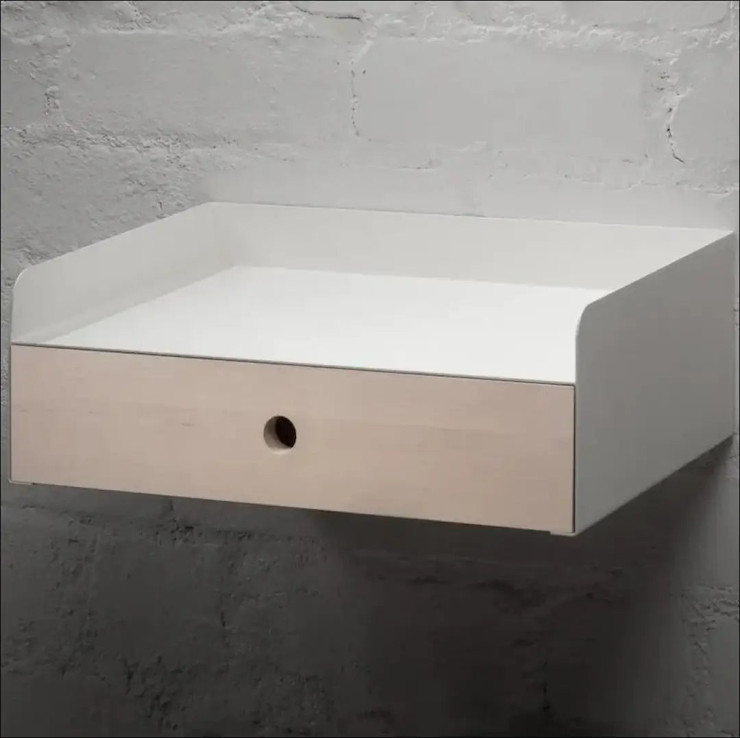 Pakabinamas naktinis staliukas GI627 - €110 Save 50% 100-200, __label:Pristatymas 1-2 d.d., color-balta, color-ruda,