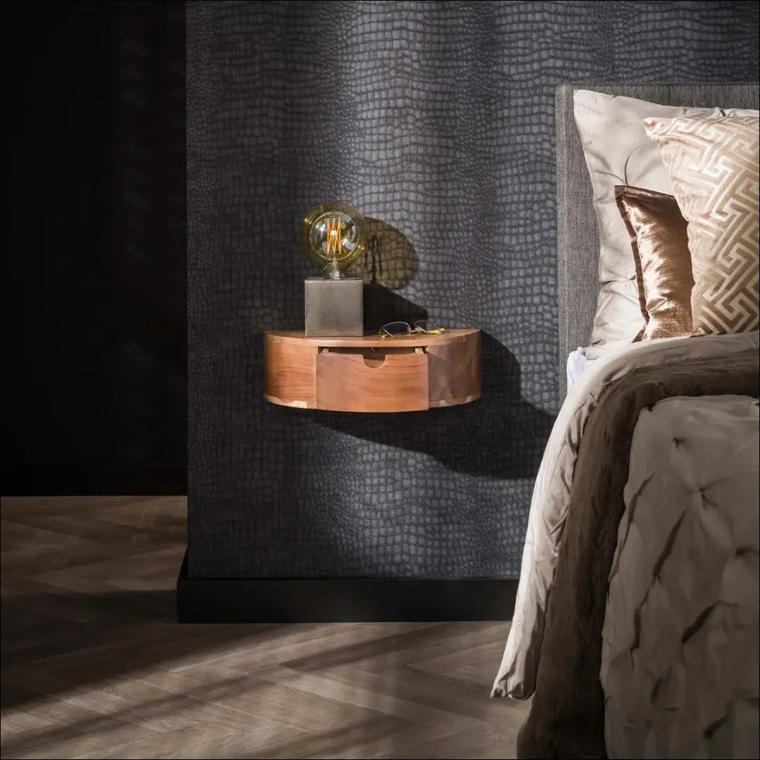 Pakabinamas naktinis staliukas GI641 - €45 Save 50% 25-50, __label:Pristatymas 1-2 d.d., color-ruda,