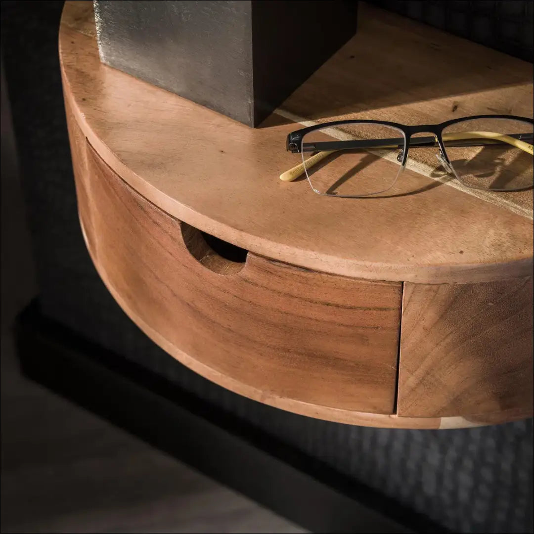 Pakabinamas naktinis staliukas GI641 - €45 Save 50% 25-50, __label:Pristatymas 1-2 d.d., color-ruda,