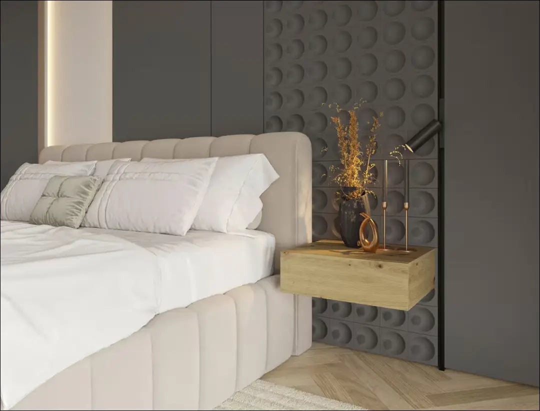 Pakabinamas naktinis staliukas GI770 - €34 Save 50% 25-50, __label:Pristatymas 1-2 d.d., color-ruda, material-mediena,