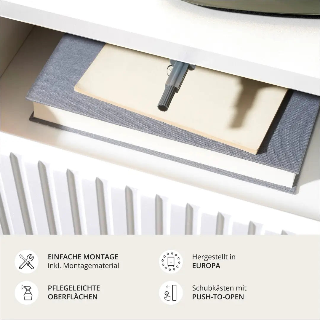 Pakabinamas naktinis staliukas GI825 - €65 Save 50% 50-100, __label:Pristatymas 1-2 d.d., color-balta,