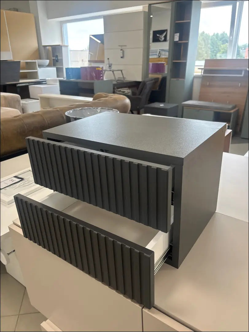 Pakabinamas naktinis staliukas GI907 - €25 Save 65% 25-50, __label:Pristatymas 1-2 d.d., color-pilka, material-mediena,