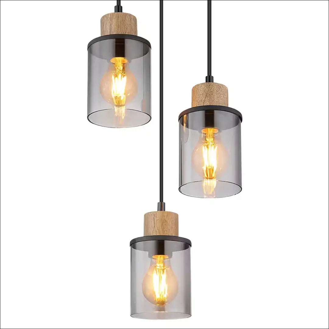 Pakabinamas šviestuvas DI10036 - €12 Save 80% __label:Pristatymas 1-2 d.d., color-juoda, color-ruda, material-mediena,