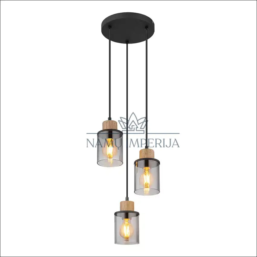 Pakabinamas šviestuvas DI10036 - €12 Save 80% __label:Pristatymas 1-2 d.d., color-juoda, color-ruda, material-mediena,