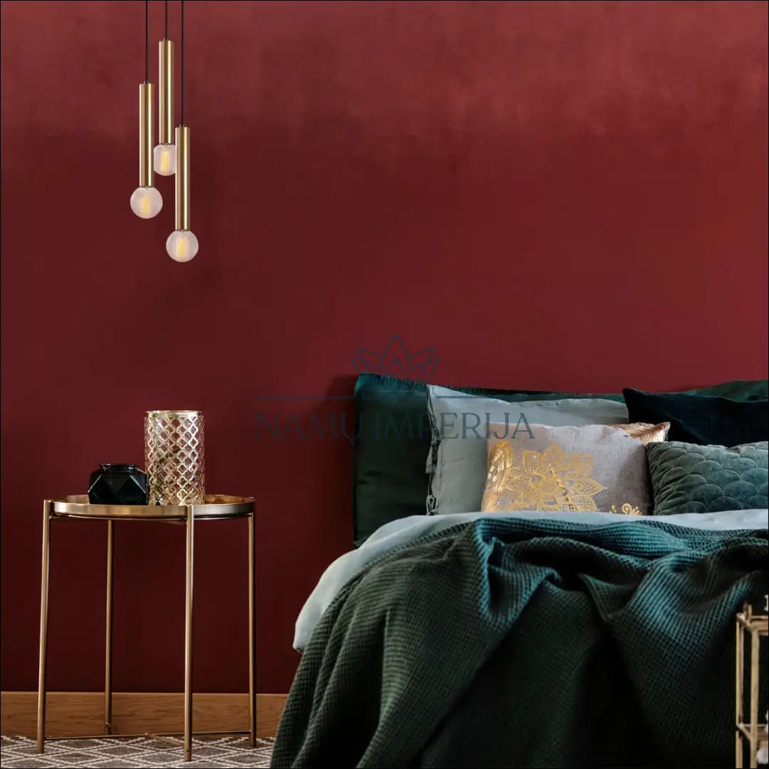 Pakabinamas šviestuvas DI10104 - €40 Save 50% 25-50, __label:Pristatymas 1-2 d.d., color-auksine, color-juoda,