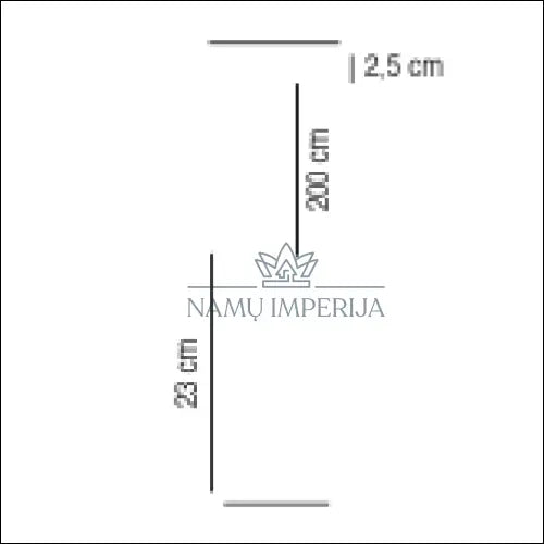 Pakabinamas šviestuvas DI10110 - €50 Save 50% 50-100, __label:Pristatymas 1-2 d.d., color-auksine, interjeras,
