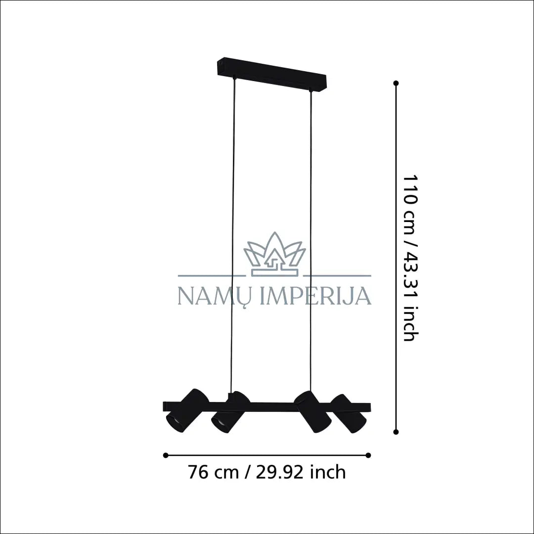 Pakabinamas šviestuvas DI10143 - €47 Save 50% 25-50, __label:Pristatymas 1-2 d.d., color-juoda, interjeras,