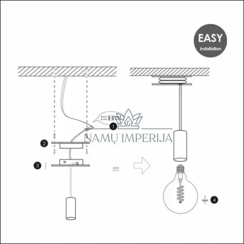 Pakabinamas šviestuvas DI10181 - €20 Save 50% __label:Pristatymas 1-2 d.d., interjeras, lubiniai-sviestuvai,
