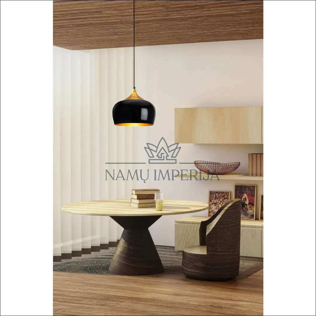 Pakabinamas šviestuvas DI10202 - €50 Save 50% 50-100, __label:Pristatymas 1-2 d.d., color-auksine, color-juoda,