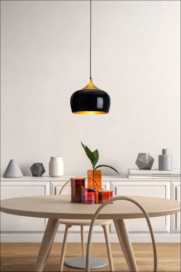 Pakabinamas šviestuvas DI10202 - €47 Save 50% 25-50, __label:Pristatymas 1-2 d.d., color-auksine, color-juoda,