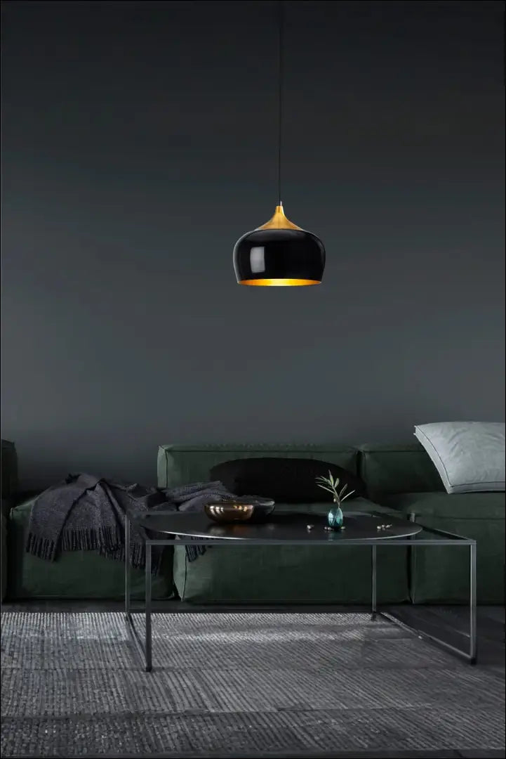 Pakabinamas šviestuvas DI10202 - €47 Save 50% 25-50, __label:Pristatymas 1-2 d.d., color-auksine, color-juoda,