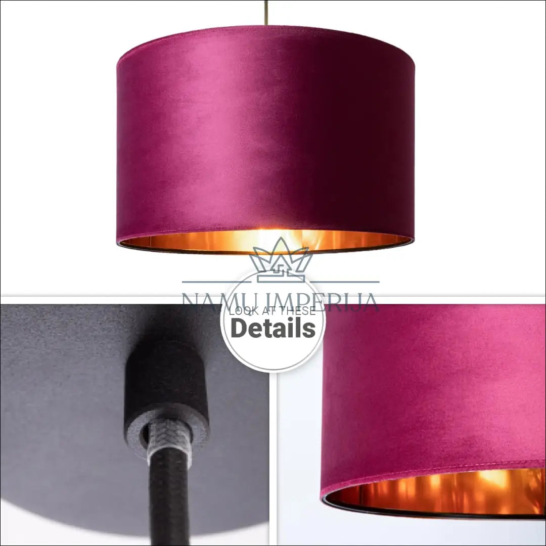 Pakabinamas šviestuvas DI10303 - €27 Save 50% 25-50, __label:Pristatymas 1-2 d.d., color-violetine, interjeras,