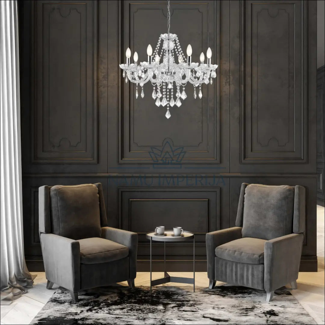 Pakabinamas šviestuvas DI10324 - €125 Save 50% 100-200, __label:Pristatymas 1-2 d.d., color-sidabrine, interjeras,
