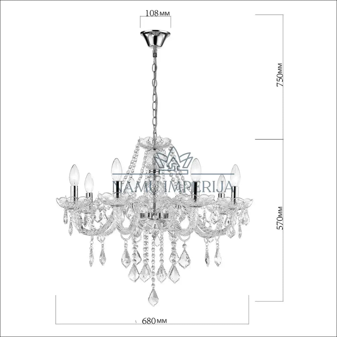 Pakabinamas šviestuvas DI10324 - €125 Save 50% 100-200, __label:Pristatymas 1-2 d.d., color-sidabrine, interjeras,