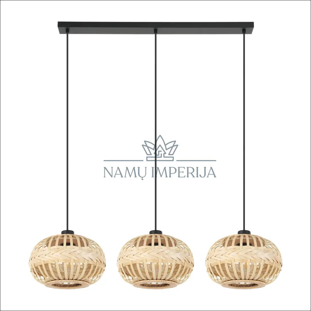 Pakabinamas šviestuvas DI10335 - €73 Save 50% 50-100, __label:Pristatymas 1-2 d.d., color-juoda, color-ruda, interjeras