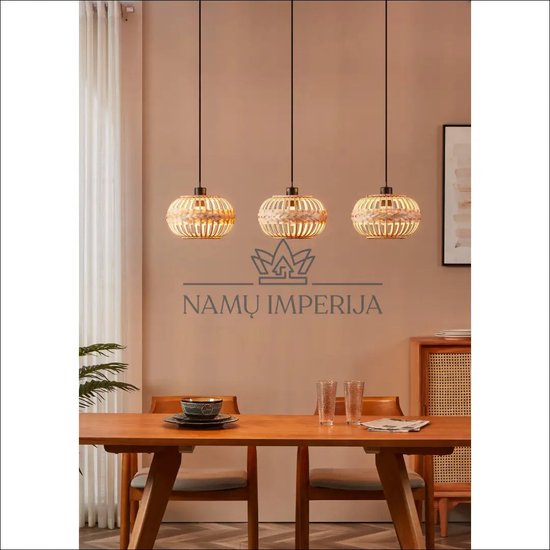 Pakabinamas šviestuvas DI10335 - €73 Save 50% 50-100, __label:Pristatymas 1-2 d.d., color-juoda, color-ruda, interjeras