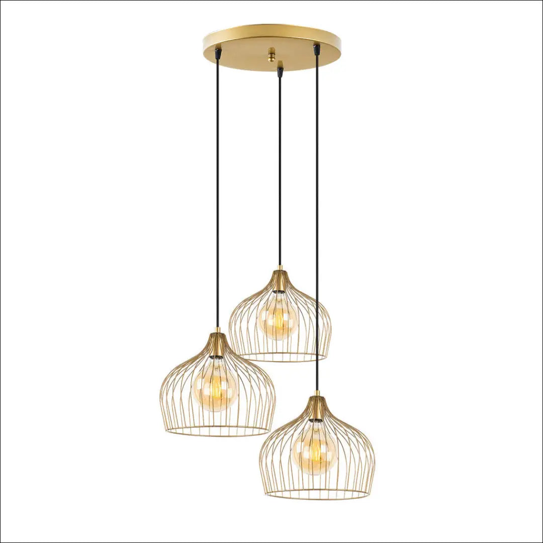 Pakabinamas šviestuvas DI10388 - €49 Save 55% 25-50, __label:Pristatymas 1-2 d.d., color-auksine, interjeras,