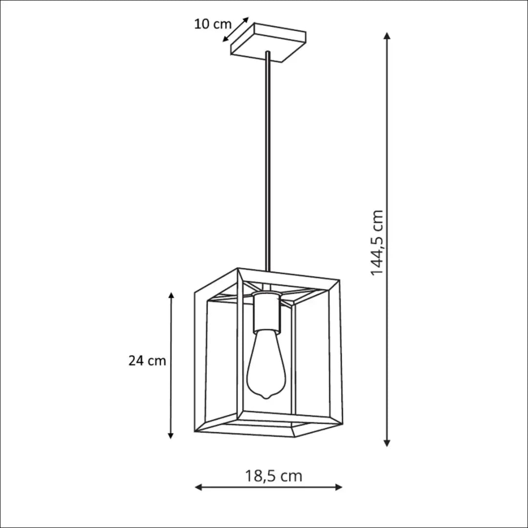 Pakabinamas šviestuvas DI10474 - €39 Save 50% 25-50, __label:Pristatymas 1-2 d.d., color-juoda, interjeras,