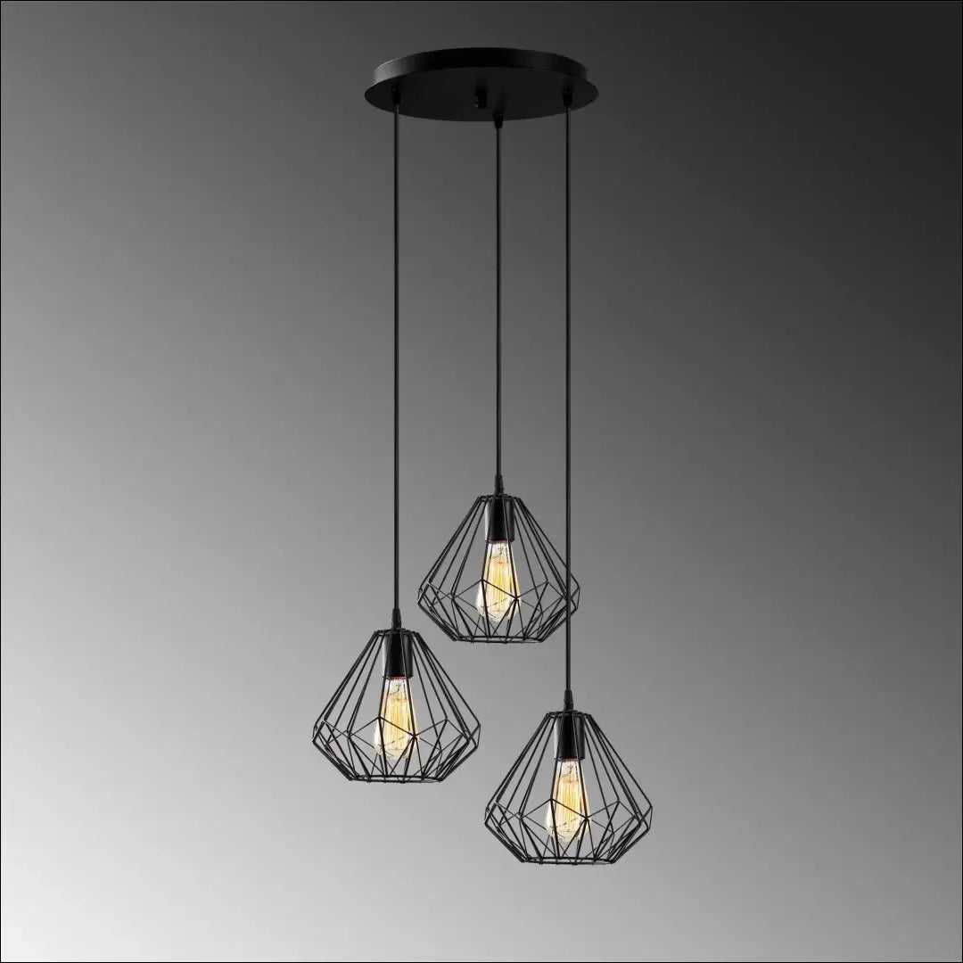 Pakabinamas šviestuvas DI12230 - €63 Save 50% 50-100, __label:Pristatymas 1-2 d.d., color-juoda, interjeras,