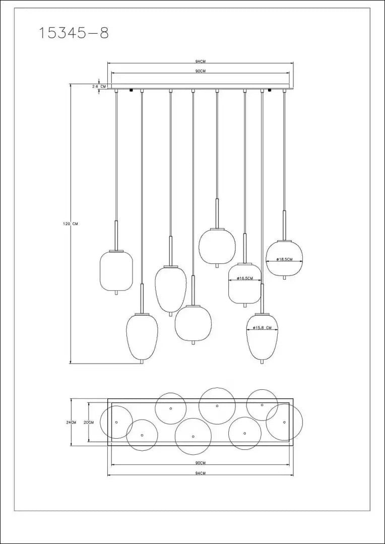 Pakabinamas šviestuvas DI12659 - €270 Save 50% __label:Pristatymas 1-2 d.d., color-juoda, interjeras,