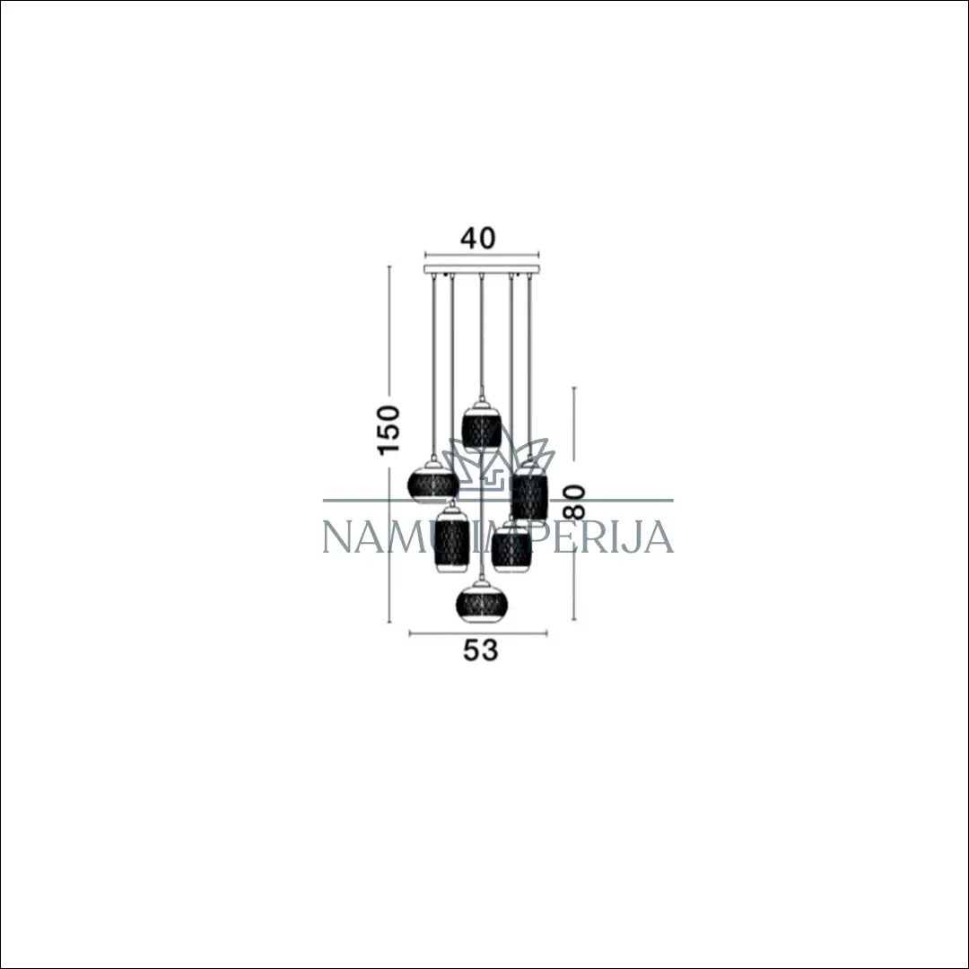 Pakabinamas šviestuvas DI6759 - €220 Save 60% __label:Pristatymas 1-2 d.d., color-ruda, interjeras,