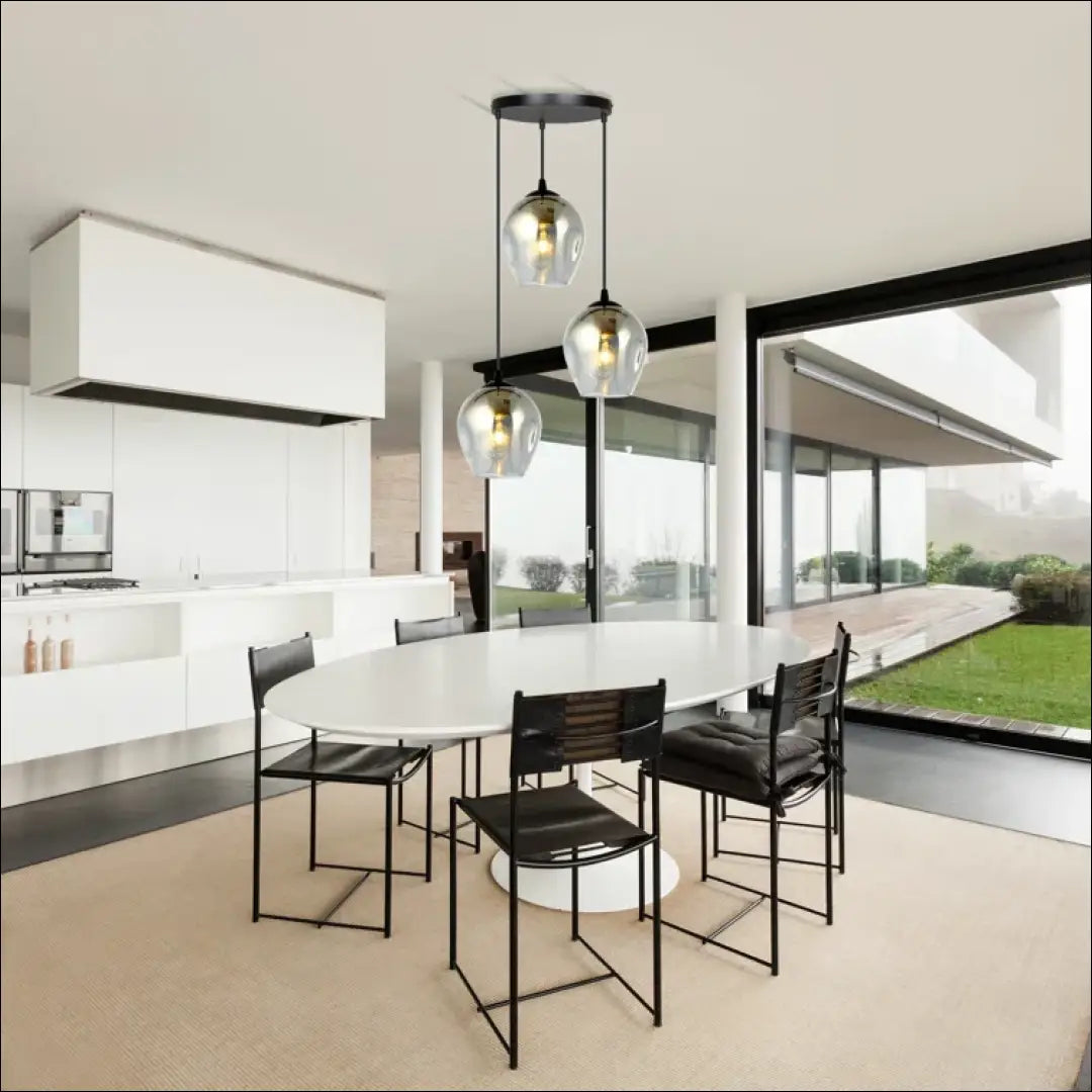 Pakabinamas šviestuvas DI7981 - €60 Save 60% 50-100, __label:Pristatymas 1-2 d.d., color-juoda, color-pilka, interjeras