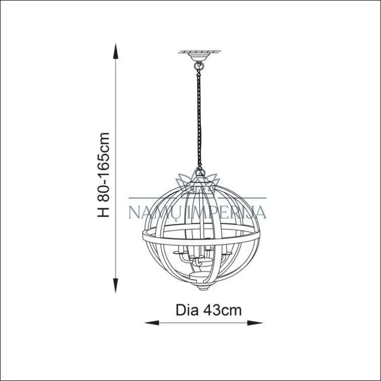 Pakabinamas šviestuvas DI8002 - €165 Save 50% 100-200, __label:Pristatymas 1-2 d.d., color-ruda, interjeras,