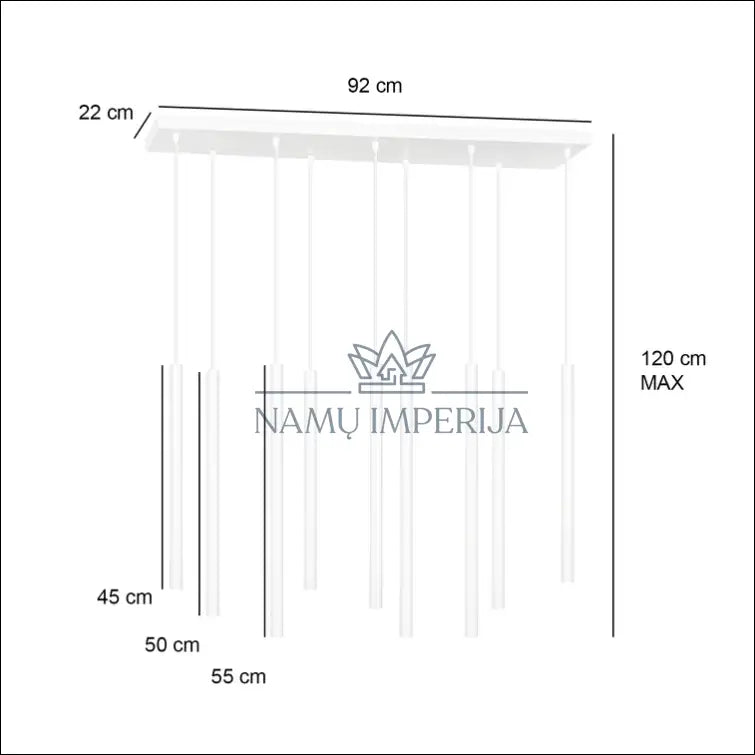 Pakabinamas šviestuvas DI8012 - €90 Save 50% 50-100, __label:Pristatymas 1-2 d.d., color-balta, interjeras,