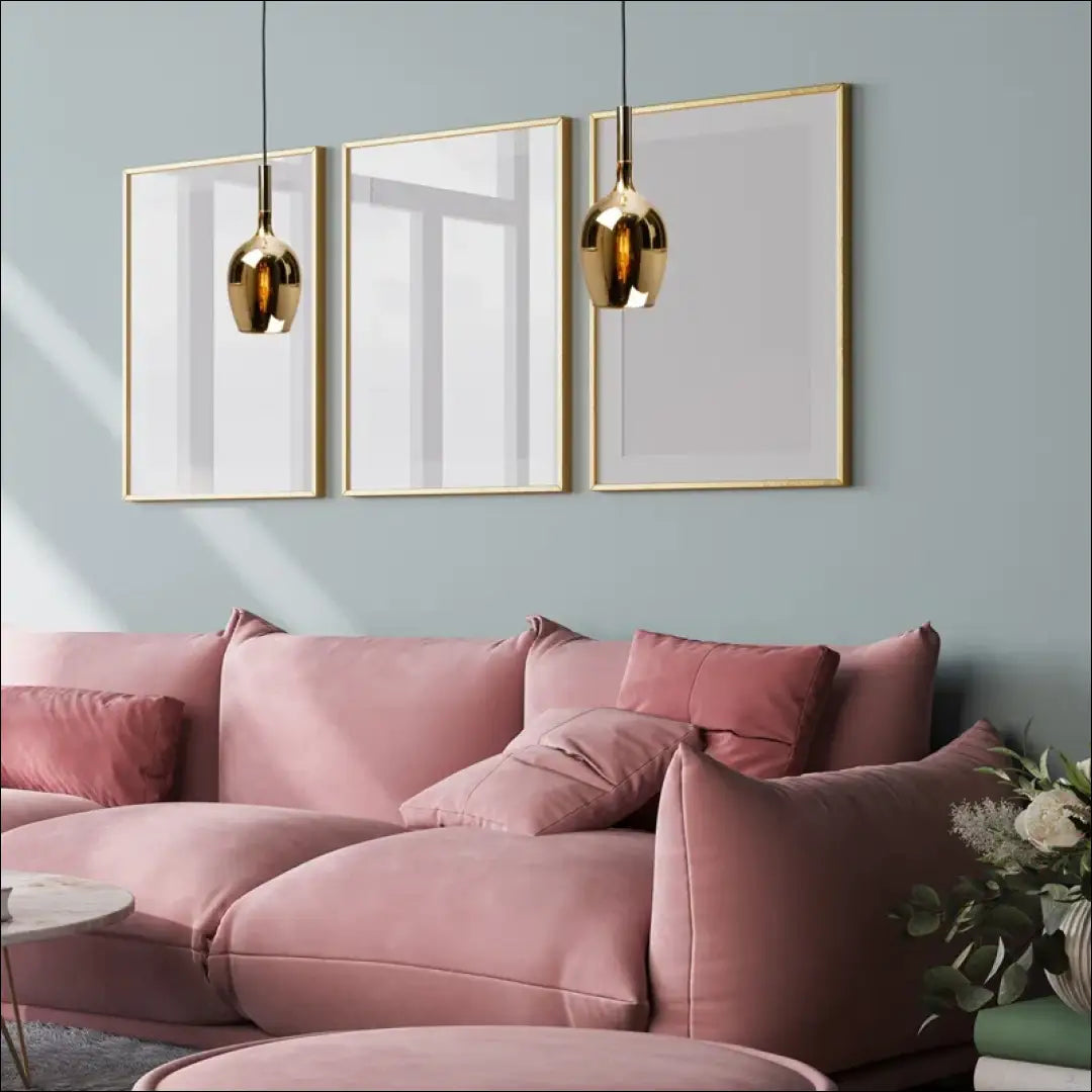 Pakabinamas šviestuvas DI8191 - €44 Save 55% 25-50, __label:Pristatymas 1-2 d.d., color-auksine, interjeras,