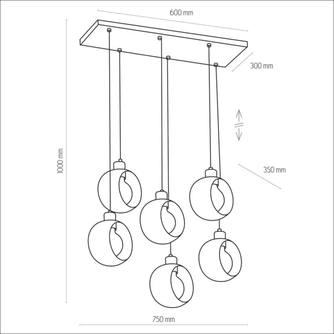 Pakabinamas šviestuvas DI8431 - €174 Save 50% 100-200, __label:Pristatymas 1-2 d.d., color-auksine, color-balta,