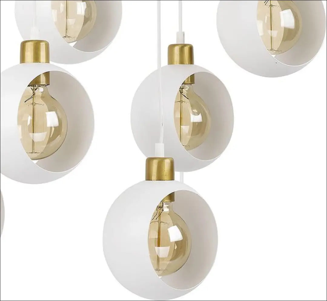 Pakabinamas šviestuvas DI8431 - €156 Save 55% 100-200, __label:Pristatymas 1-2 d.d., color-auksine, color-balta,