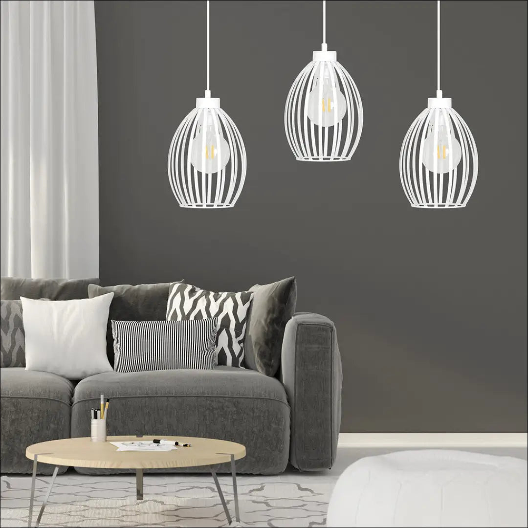 Pakabinamas šviestuvas DI8539 - €25 Save 75% 25-50, __label:Pristatymas 1-2 d.d., color-balta, material-metalas,