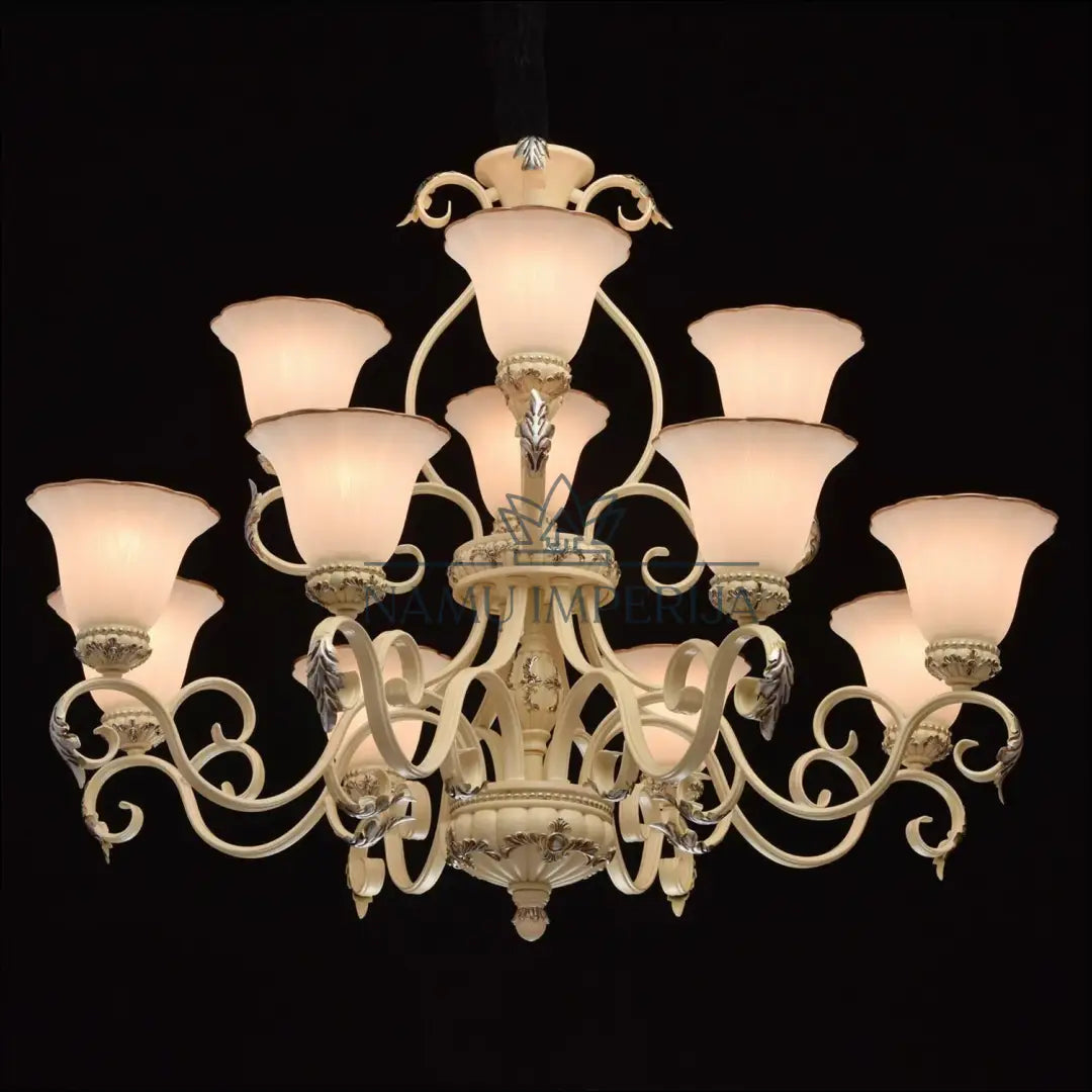 Pakabinamas šviestuvas DI8769 - €550 Save 50% __label:Pristatymas 1-2 d.d., color-auksine, color-kremas, interjeras,