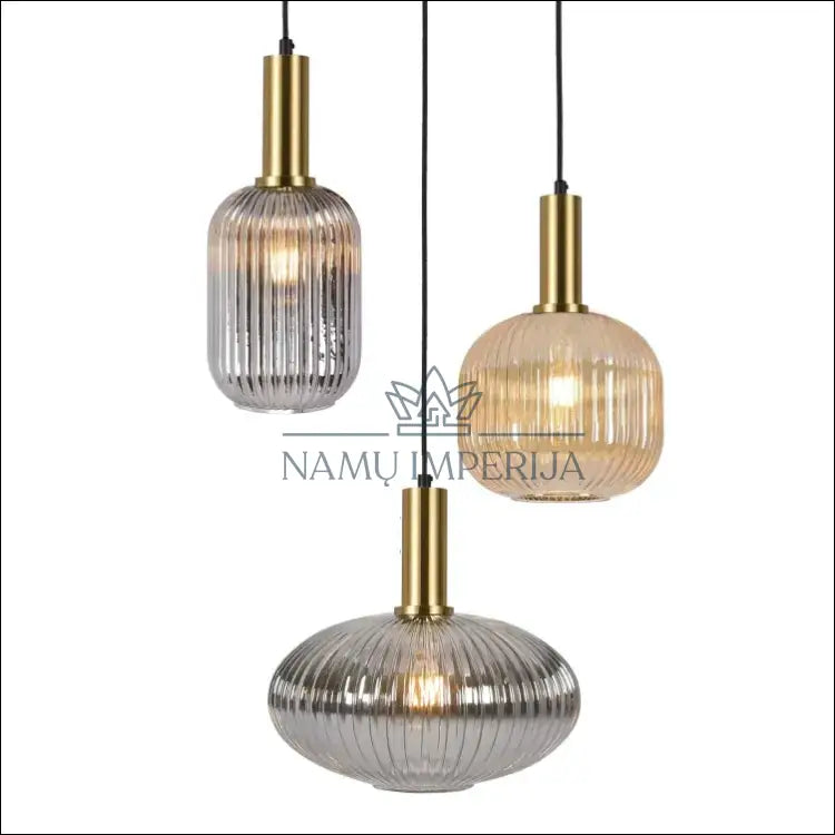 Pakabinamas šviestuvas DI9194 - €92 Save 50% 50-100, __label:Pristatymas 1-2 d.d., color-auksine, color-juoda,