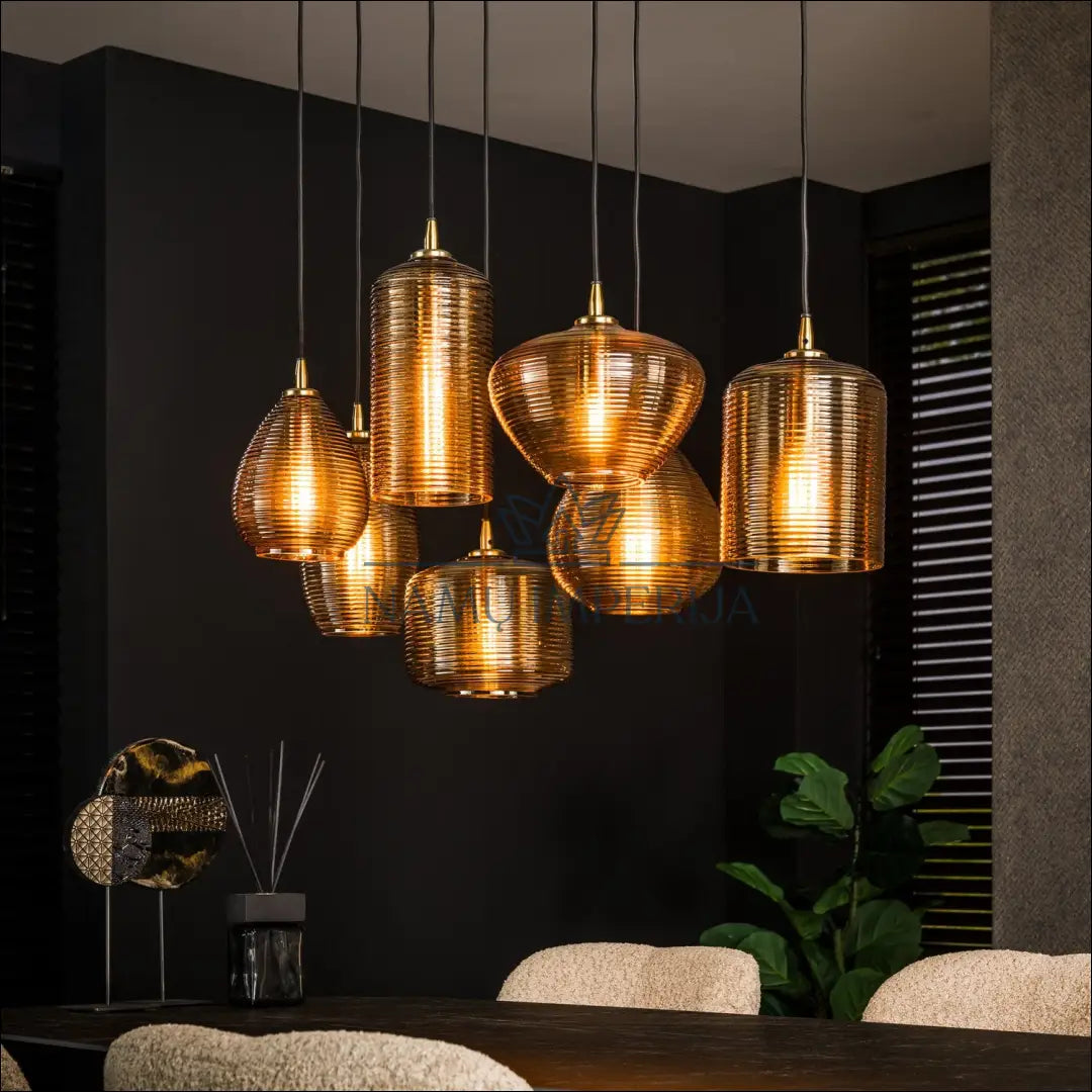 Pakabinamas šviestuvas DI9255 - €195 Save 50% 100-200, __label:Pristatymas 1-2 d.d., color-ruda, interjeras,
