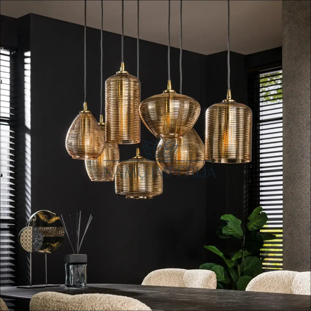 Pakabinamas šviestuvas DI9255 - €195 Save 50% 100-200, __label:Pristatymas 1-2 d.d., color-ruda, interjeras,