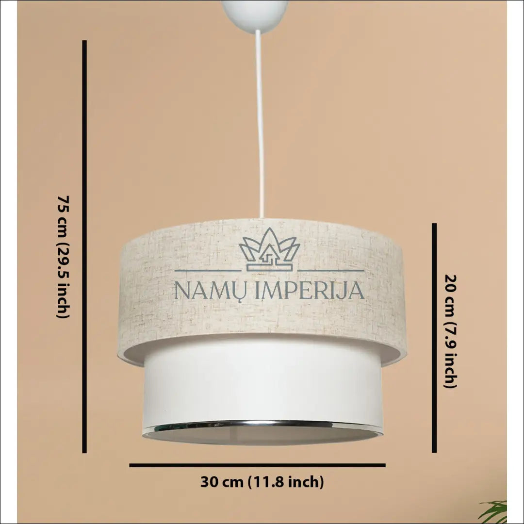 Pakabinamas šviestuvas DI9440 - €16 Save 60% __label:Pristatymas 1-2 d.d., color-balta, color-kremas, interjeras,