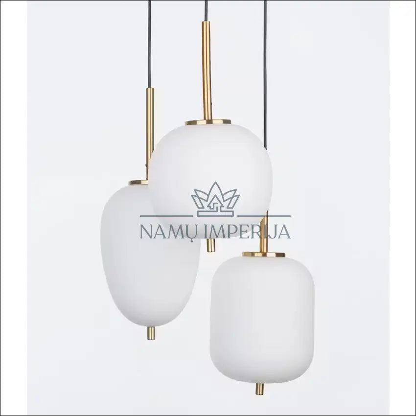 Pakabinamas šviestuvas DI9783 - €108 Save 50% 100-200, __label:Pristatymas 1-2 d.d., color-auksine, color-balta,
