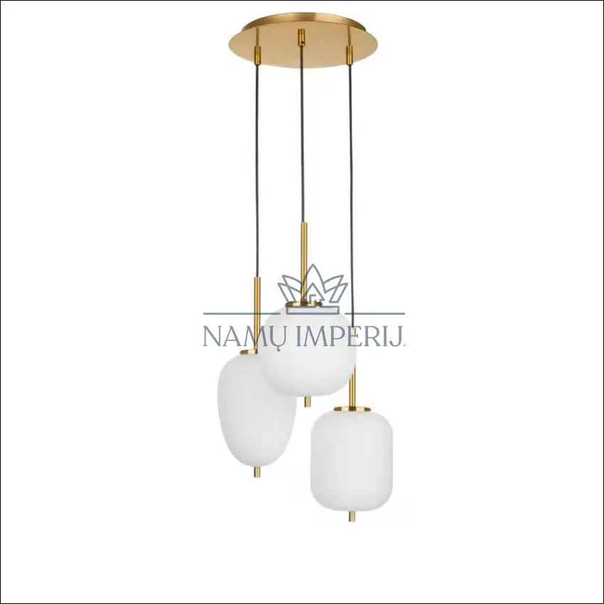 Pakabinamas šviestuvas DI9783 - €108 Save 50% 100-200, __label:Pristatymas 1-2 d.d., color-auksine, color-balta,