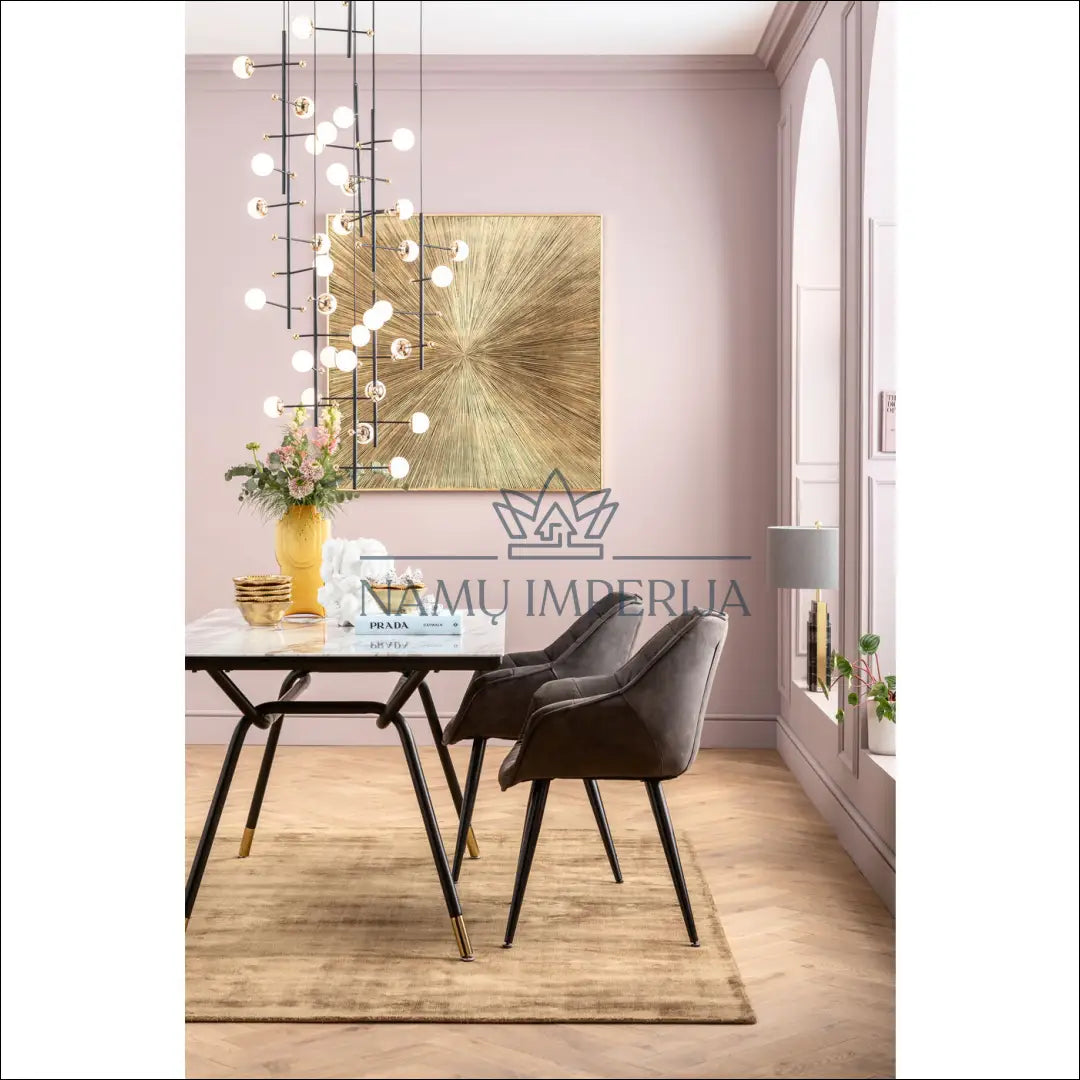 Pakabinamas šviestuvas ’Kare Design’ DI10241 - €740 Save 50% __label:Pristatymas 1-2 d.d., color-auksine, color-balta,