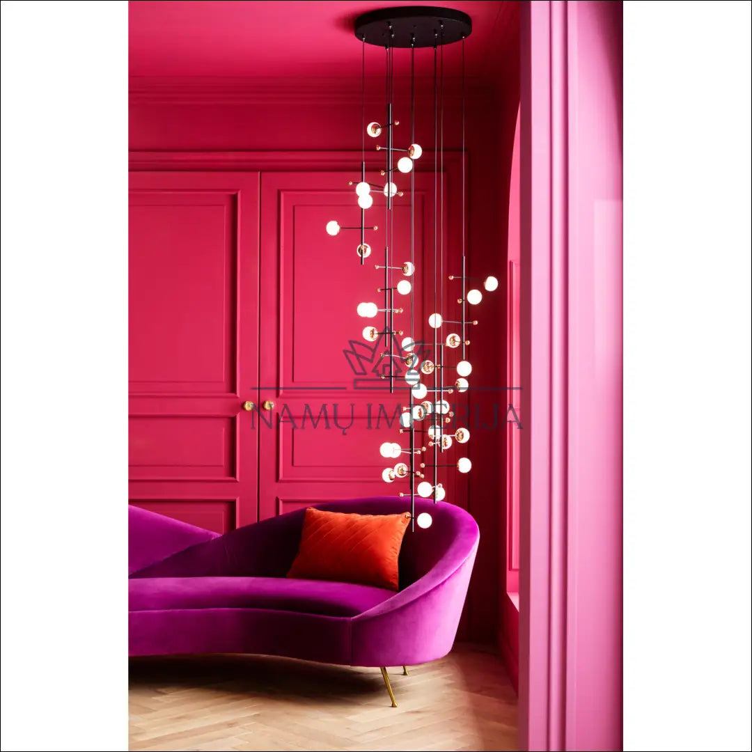 Pakabinamas šviestuvas ’Kare Design’ DI10241 - €740 Save 50% __label:Pristatymas 1-2 d.d., color-auksine, color-balta,