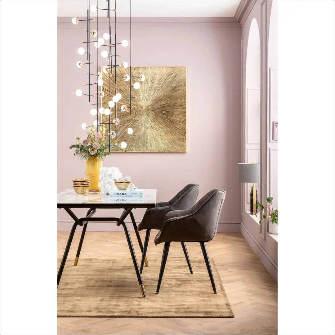 Pakabinamas šviestuvas ’Kare Design’ DI11312 - €900 Save 50% __label:Pristatymas 1-2 d.d., color-auksine, color-balta,